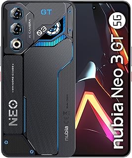 nubia Neo 3 GT 5G Smartphone Gaming Android 15, 12+12GB Dynamic RAM + 256BG ROM, 6.8″ FHD+ 120Hz Display, 50MP Camera, Dua…
