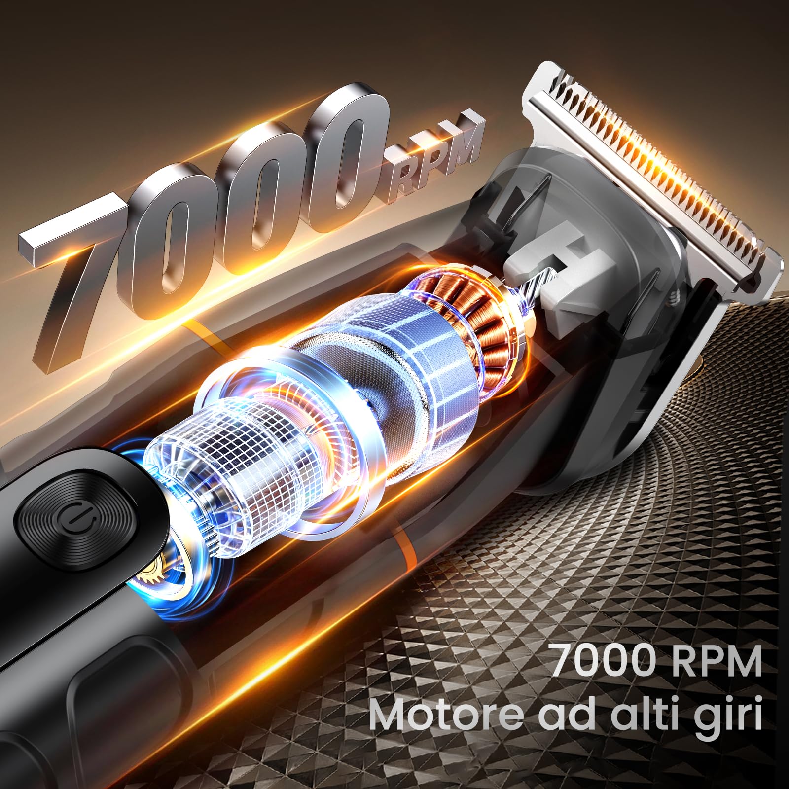 MAXGROOM 5 in 1 Elektrorasierer für Herren, sicherer Körperhaarentferner, tragbarer Rasierer, Intime-Teile, einfach zu bedienen, IPX6 Nass- & Trocken-Unterstützung, leicht zu reinigen