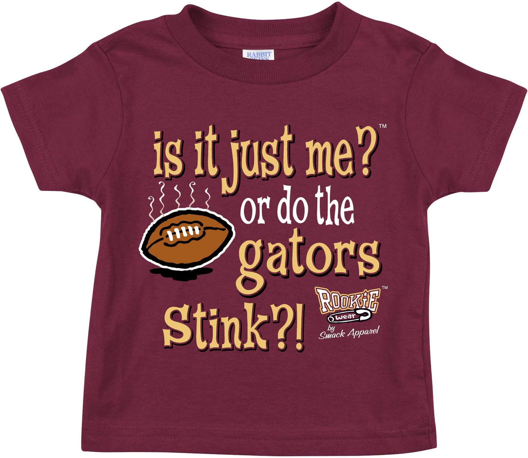 Smack Apparel Florida State Seminoles Fans. is It Just Me!? Garnet Onesie (NB-18M) and Toddler Tee (2T-4T)