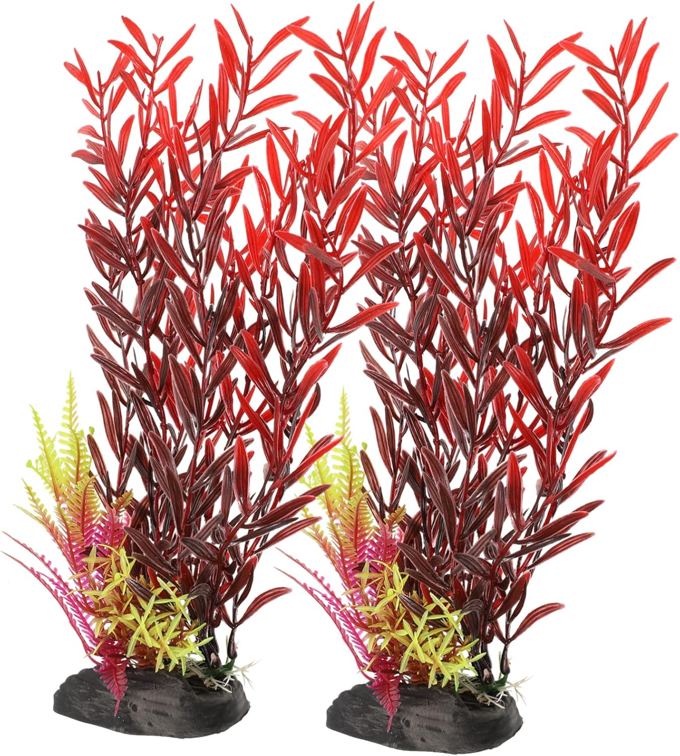 balacoo 2pcs Aquarium Landscaping Tabletop Accessories