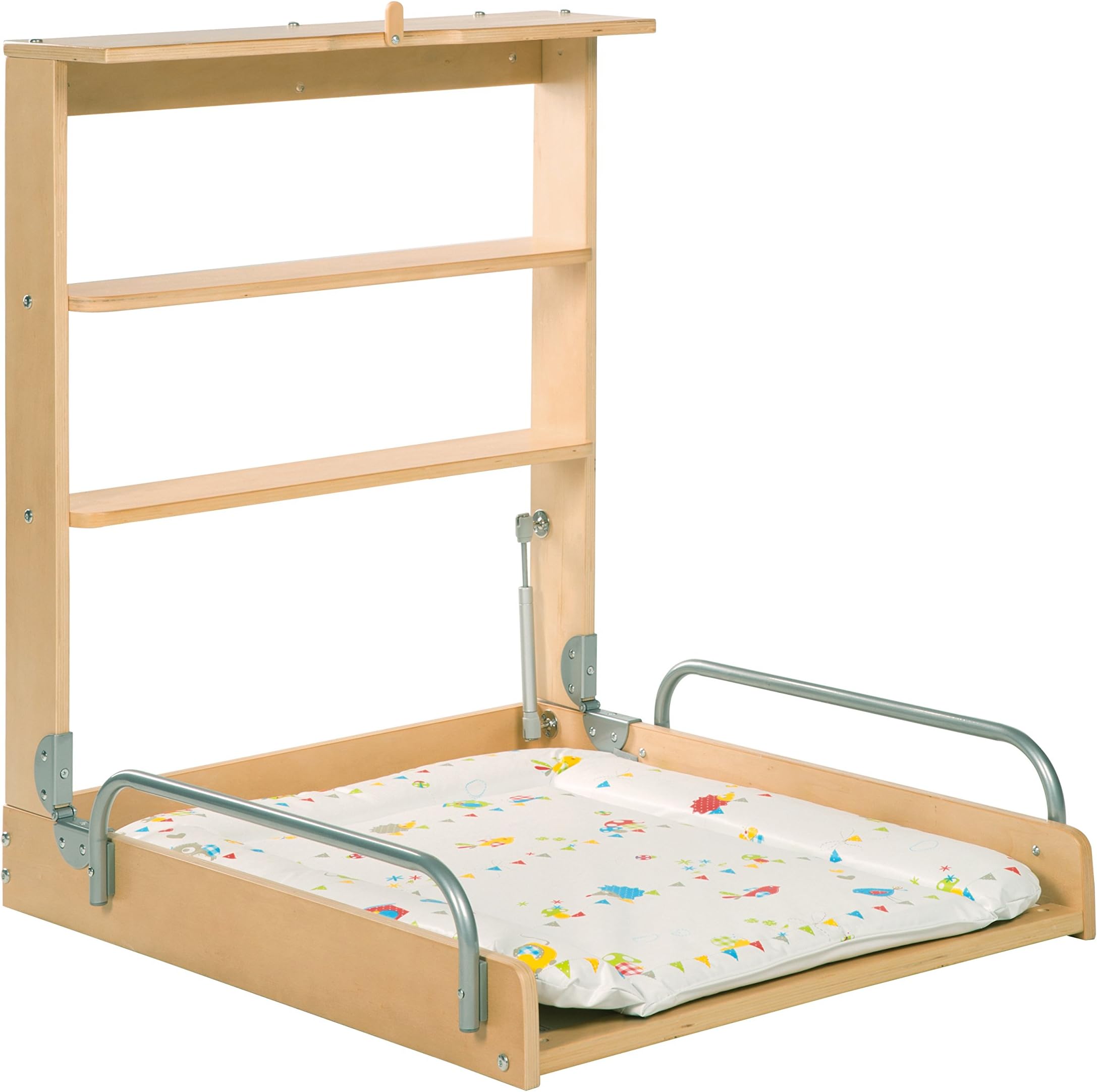 Roba Waldhochzeit Wandwickelregal Natur Inkl. Pvc-Wickelauflage (26015 F150)