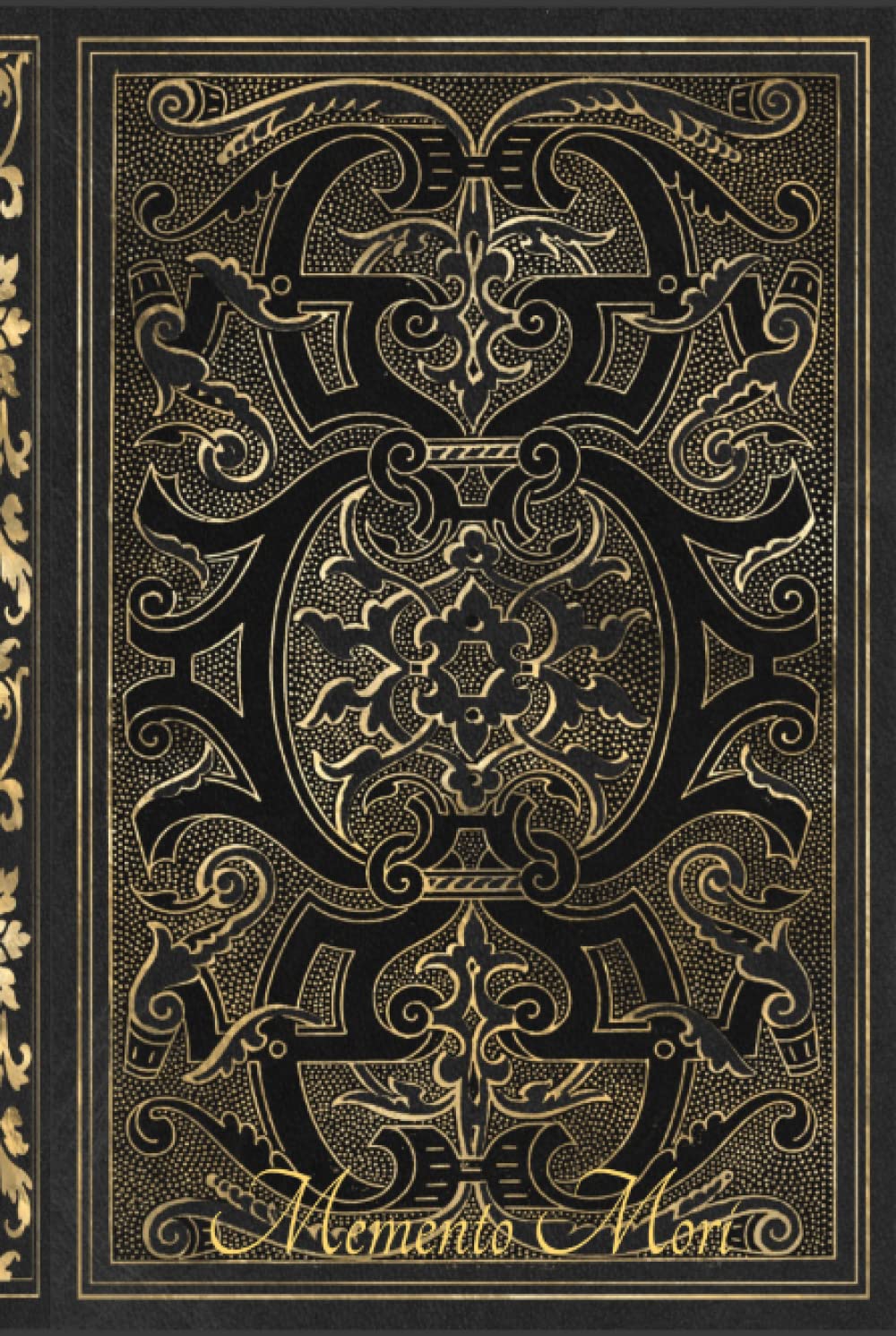 Memento Mori Gothic Spooky Witchy Dark Academia Notebook Journal Planner Jotter 150 page Ruled Lined 6''x 9'' 15.24cmx 22.86cm Hardback
