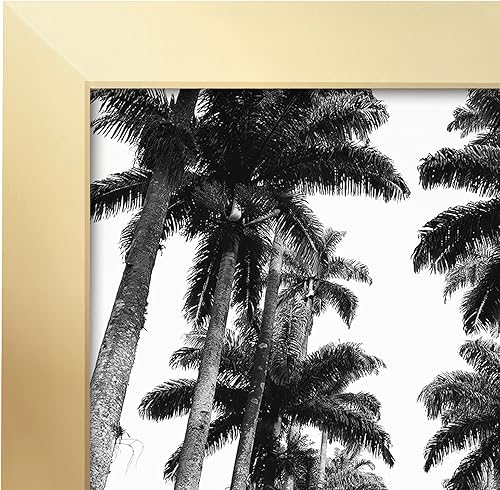 Vista 652 de Americanflat - Marco para póster de 71 x 74 cm con plexiglás pulido, portarretratos negro de madera industrializada, Epic Collection, marco ancho