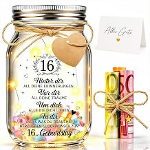 Gifts for 16th Birthday Girl Boy Bottle Lights Birthday Gifts, 16th Birthday Gift Money Light Bottle Cool Gift Ideas