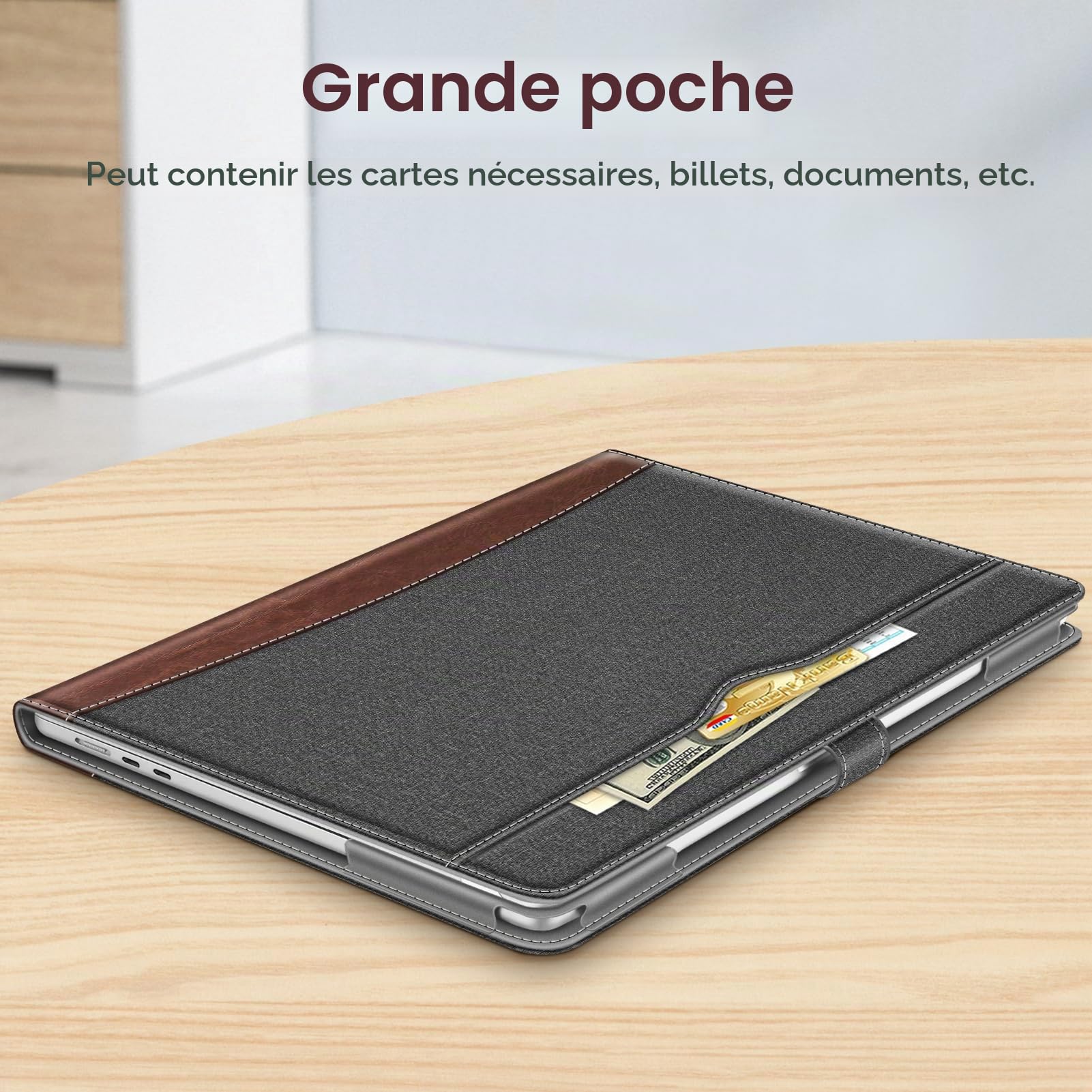 FINTIE Coque Compatible avec MacBook Air 15 Pouces M5 M4 M3 M2 (2026-2023)