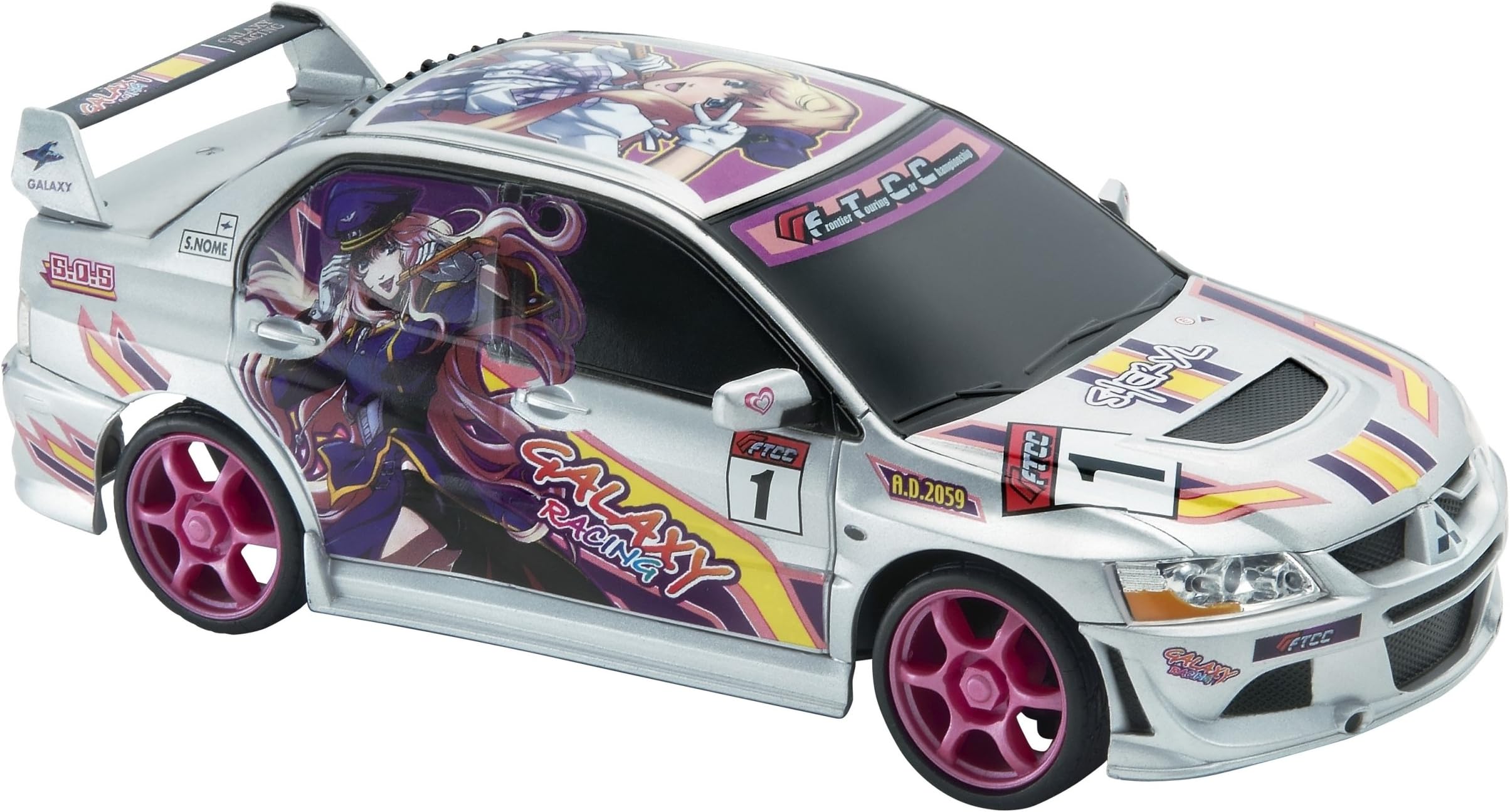 Macross Frontier Sheryl Nome Racing Ver. Mitsubishi Lancer Evolution VII CCP Chara Con Toy