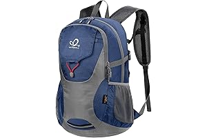 WATERFLY Lightweight Packable Hiking Backpack: Foldable Travel Daypack for Comfort