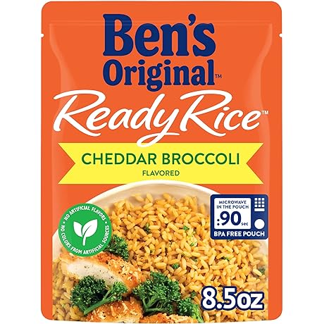 BEN'S ORIGINAL Ready Rice Cheddar Broccoli Flavored Rice