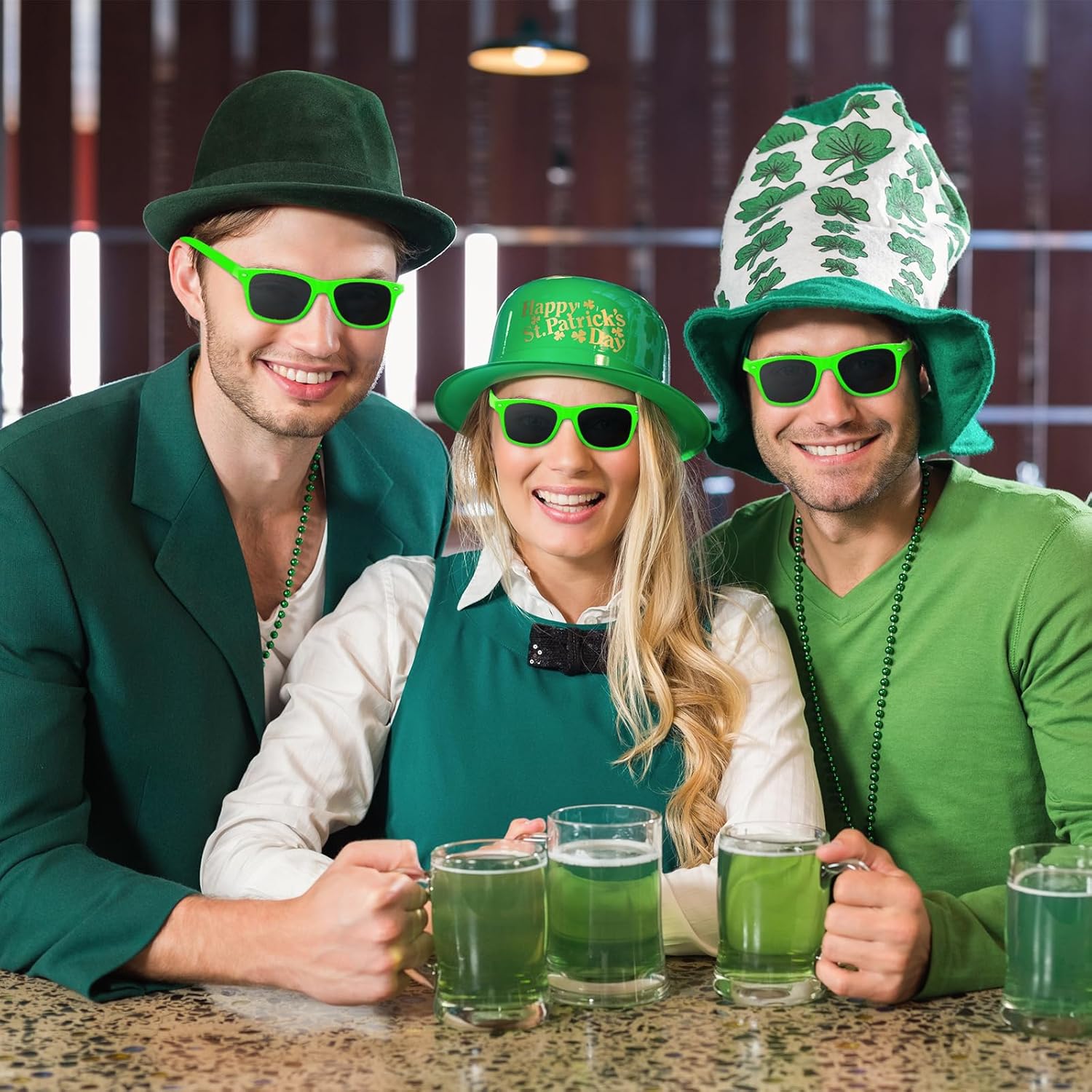 ASTARON 12 Pack Party Sunglasses Bulk Neon Party Favors for Beach Wedding Party Pool Party Supplies - Image 4