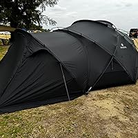 Amazon | DRASOUL 多功能ドームテント 撥水加工 煙突付き 日除け 遮光