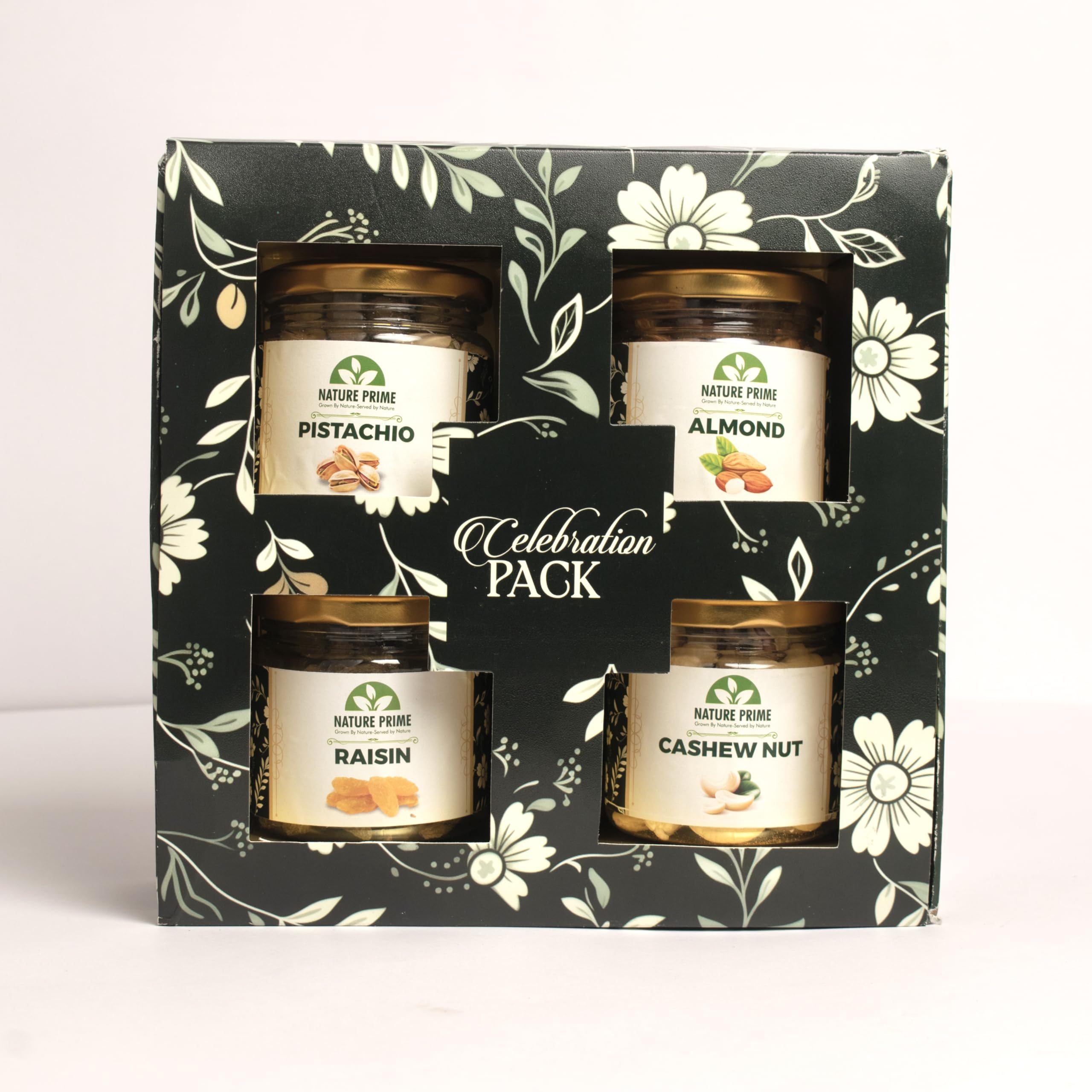 Nature Prime Dry Fruits Combo Gift Pack, 400g (Cashew, Almond, Pistachios, and Raisins) - Healthy Gift Hamper for Every Occasion | christmas and New Year Gift Pack for Family, Friends, Corporate Office Gifts Combo | New Year Celebration Pack (B0DCBZ8SR6) Amazon Price History, Amazon Price Tracker