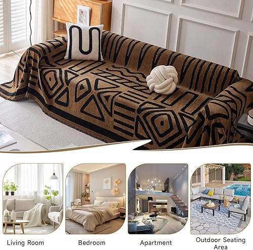 Vista 245 de VClife - Funda para sofá de 2 plazas o modular, de felpilla, antideslizante, lavable, apta para perros, protectora, caqui, 71 x 118 pulgadas 0 0