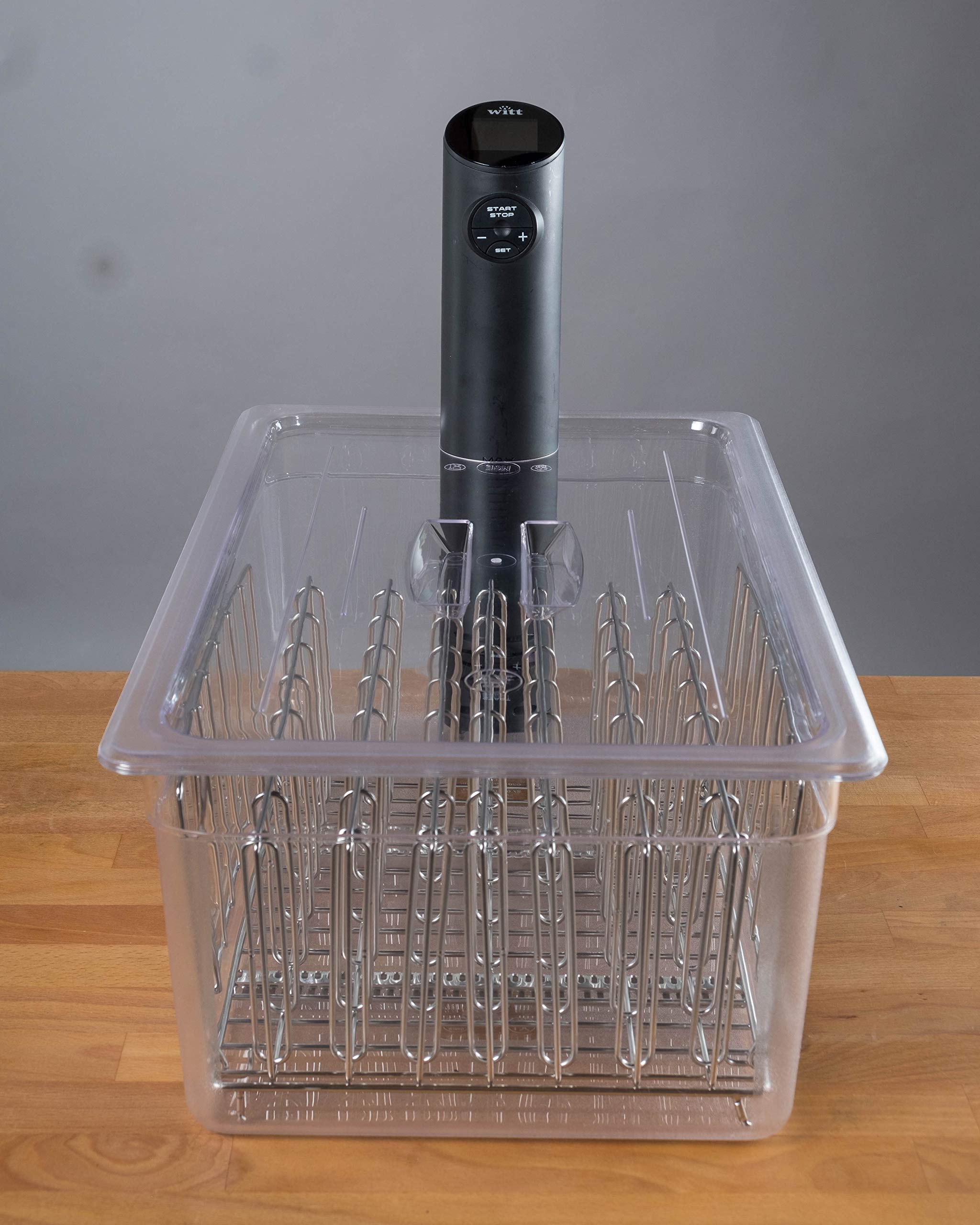 LIPAVI C20L-WIT Lid for LIPAVI C20 Sous Vide Container, with precision cut-out for the Witt Smart/Easy immersion circulator