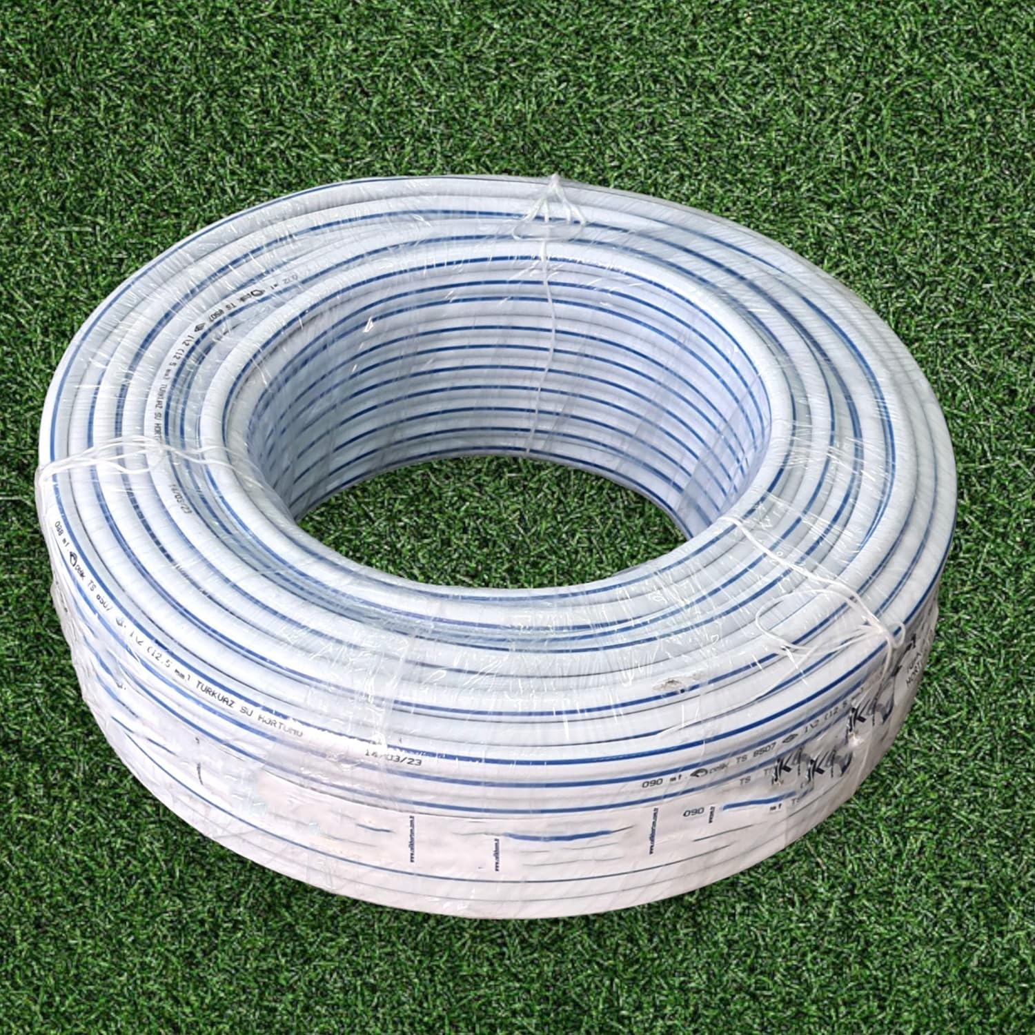 20 METRE Bahçe Hortumu 3 Katlı Kalın Sağlam Çeşme Su Sulama Hortum Araç Araba Yıkama 12.5 mm 1/2"