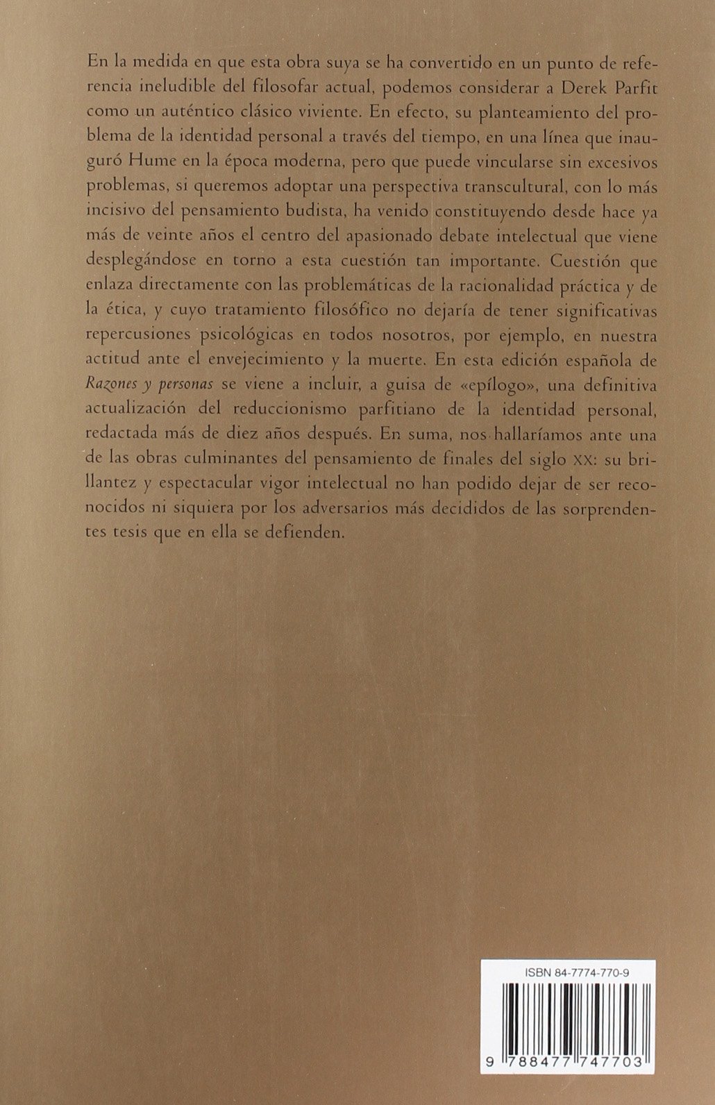 Razones y personas: 14 (Mínimo Tránsito)