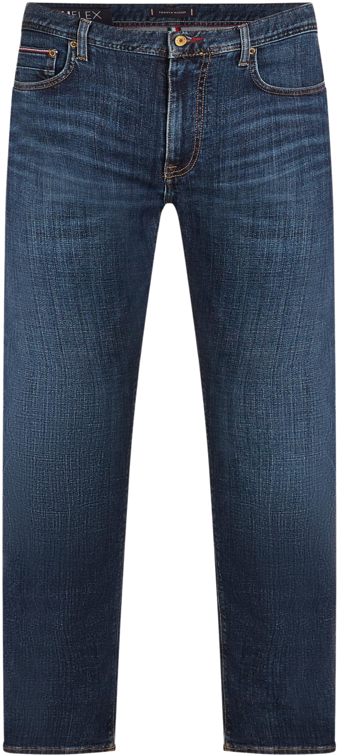 Tommy Hilfiger Uomo Jeans Slim Fit in Cotone, Blu (Tino Indigo), 28W/36L