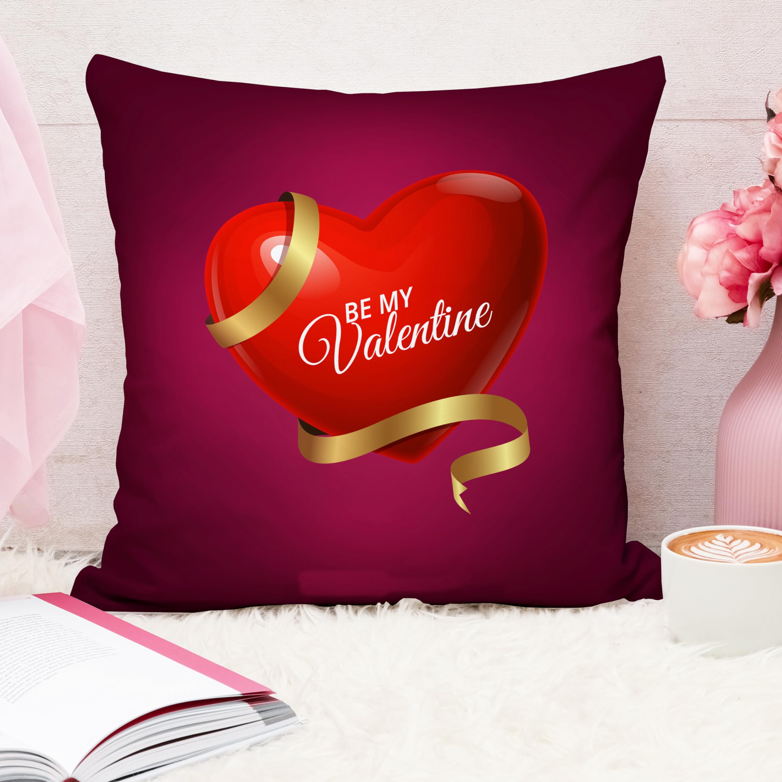 STITCHNEST Gift for Boyfriend Girlfriend Husband Wife Couples Girls Boys Printed Jute Cushion Cover, Set of 1 (16X16 Inches), 150 TC,Multicolor (B0CR1L4KNF) Amazon Price History, Amazon Price Tracker
