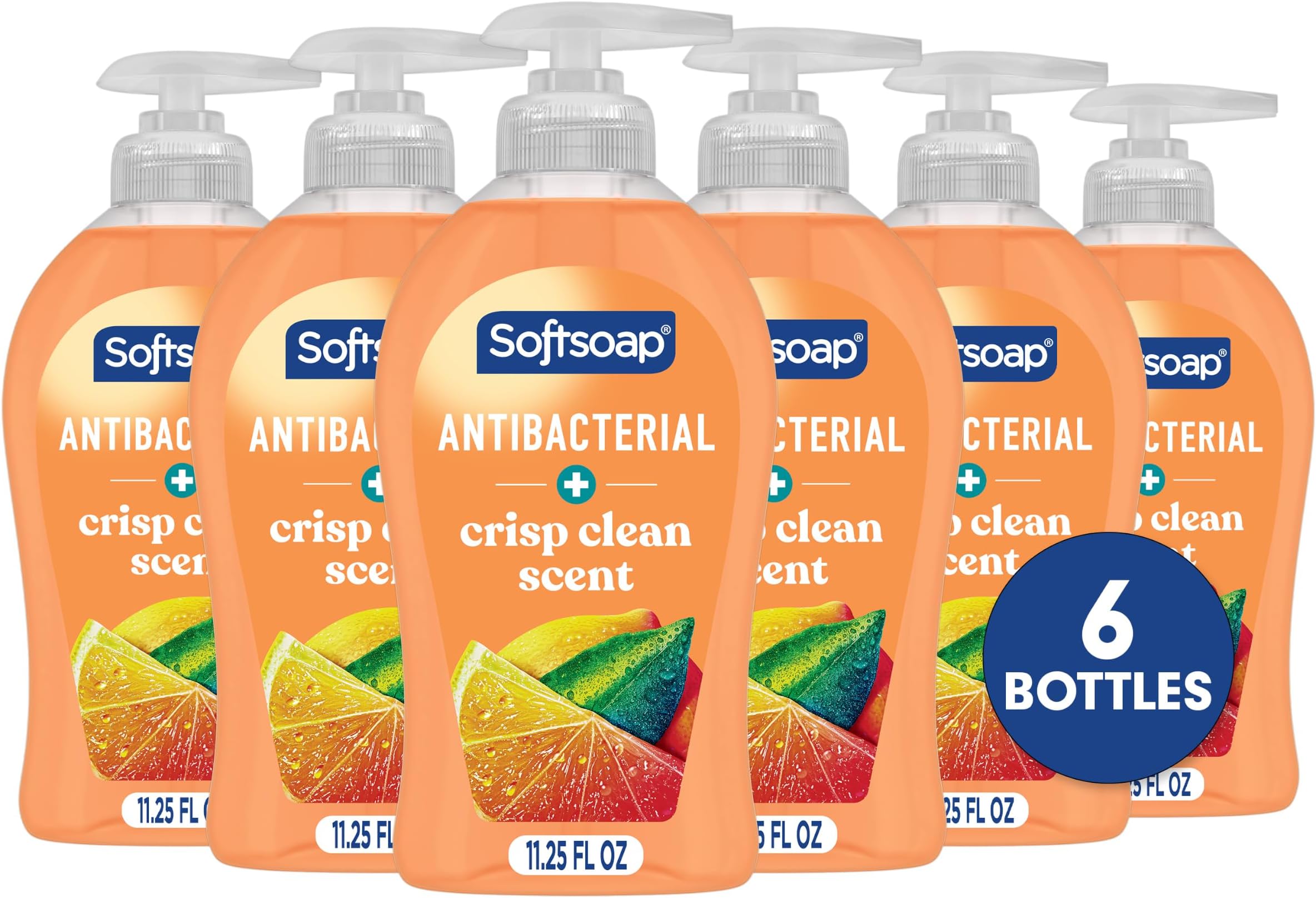 Antibacterial Liquid Hand Soap, Crisp Clean Scent, 11.25 fl oz