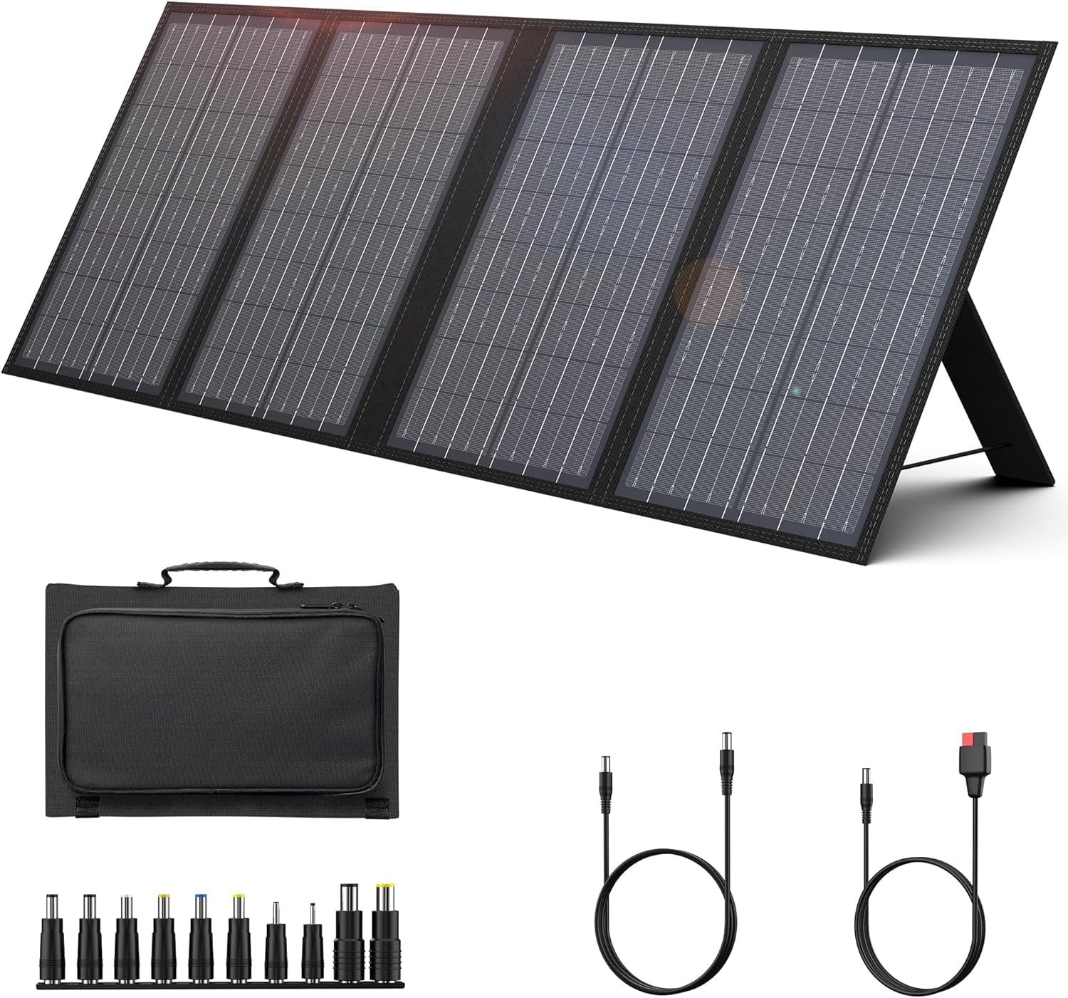 rockpals 60W ソーラーチャージャー Amazon.com : Foldable Solar Panel Charger 60W with 18V DC Output