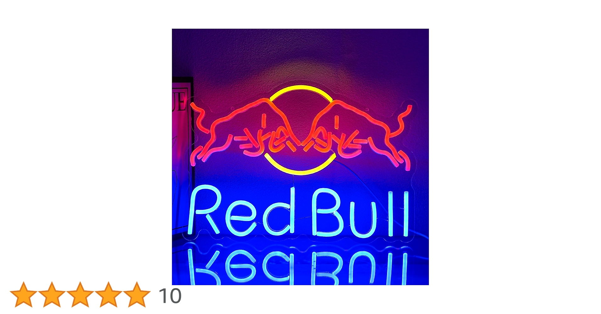 Red Bull ロゴ ライトスタンド レッドブル ネオン看板 ネオンサイン