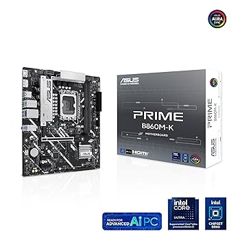 Amazon.com: ASUS Prime B860M-K Motherboard Socket Intel LGA