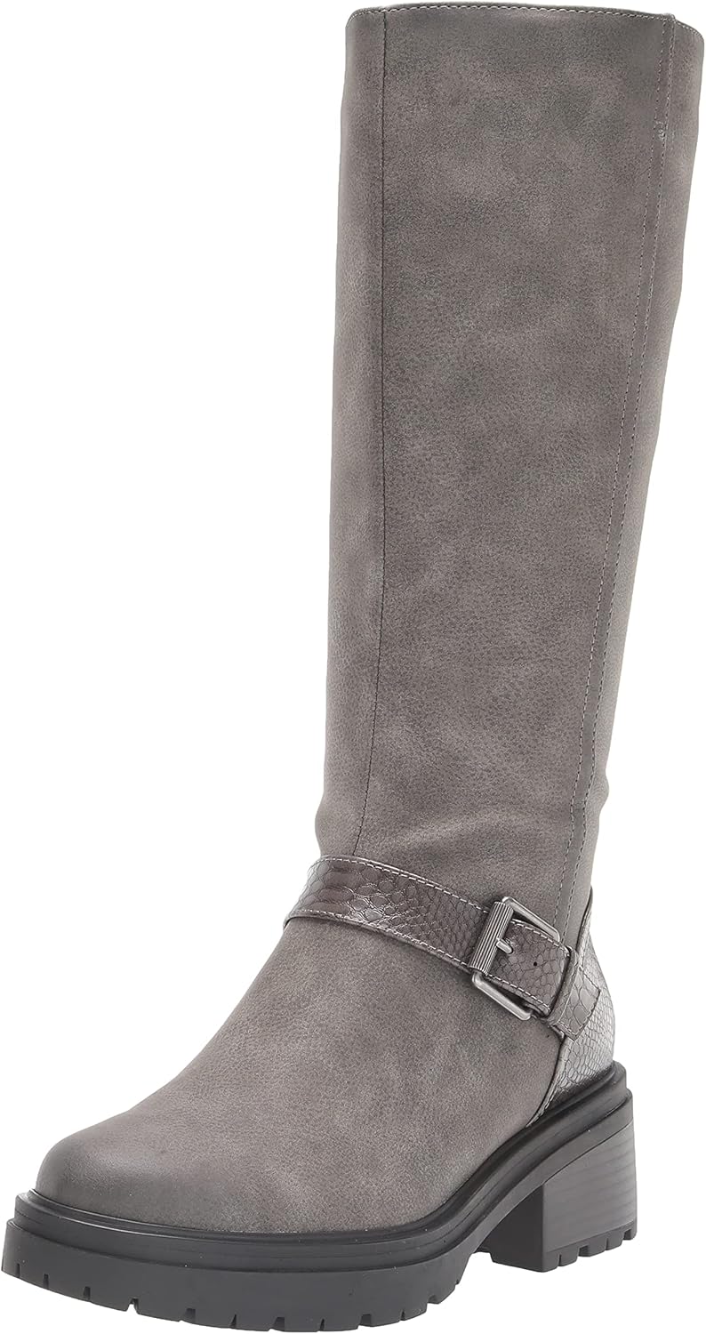Naturalizer Womens Adler Knee High Boot Dark Taupe 8.5 M