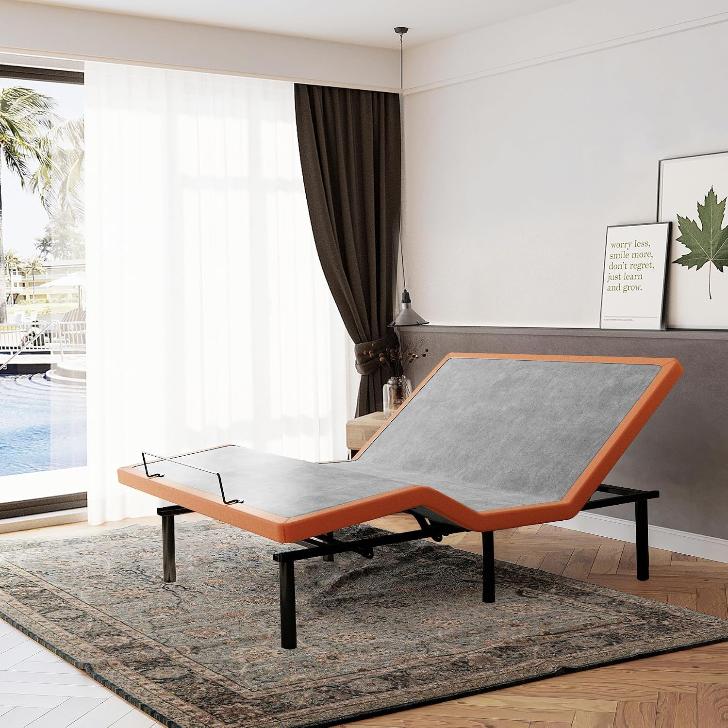 Adjustable Bed Frame Queen - Easy to Install in 5 Minutes, 3000 Series