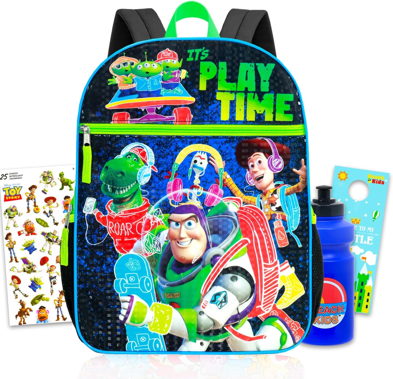 Toy Story Backpack for Kids School Bundle w/ 16" Bookbag + More