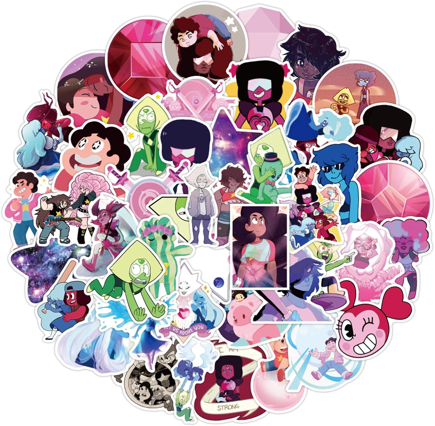 Steven Universe Sticker 50 PCS PVC Waterproof Stickers for