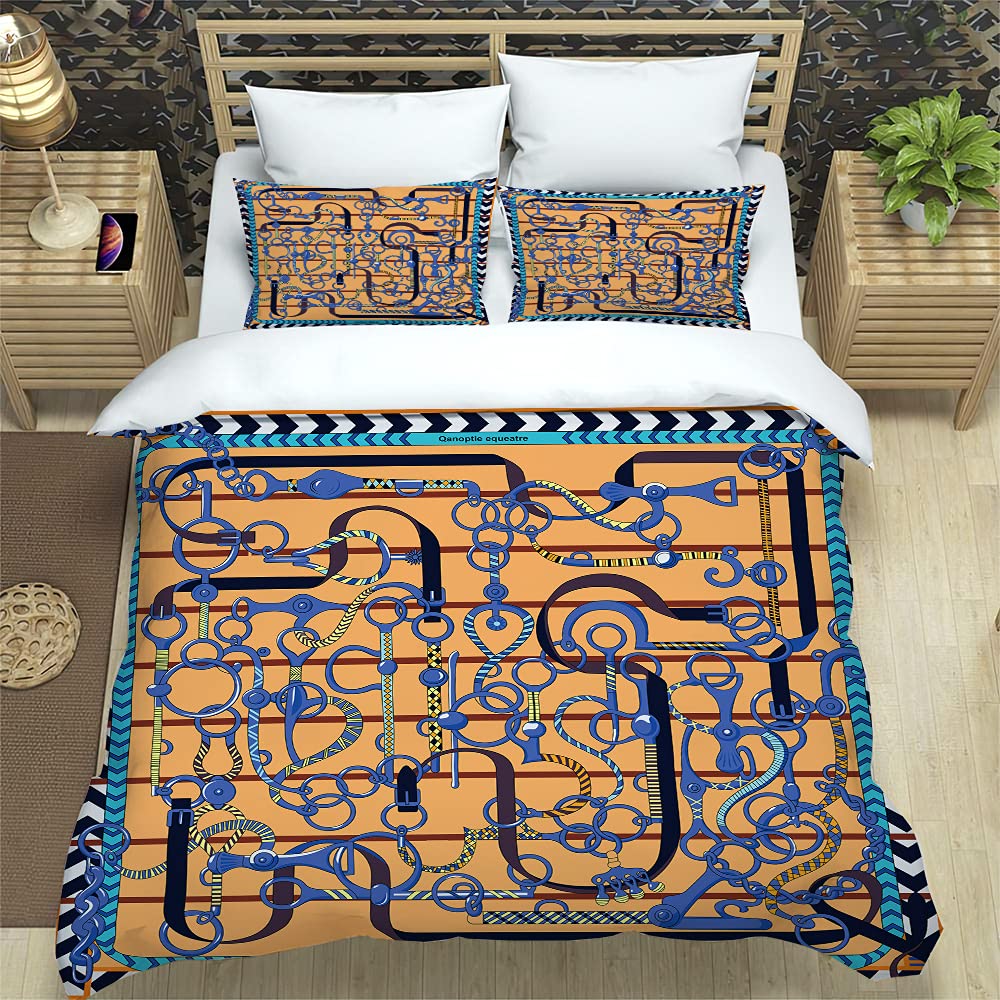 Housse de couette 240x260 microfibre pour lit sans repassage