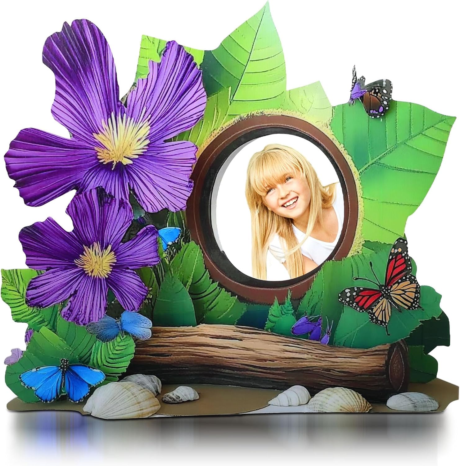 Leinuosen 4.2 Feet Flower Arch Cardboard Cutout Stand up Spring Party Decoration Bloom Flower Life Size Photo Prop for Spring Backdrop Background Yard Party Supplies