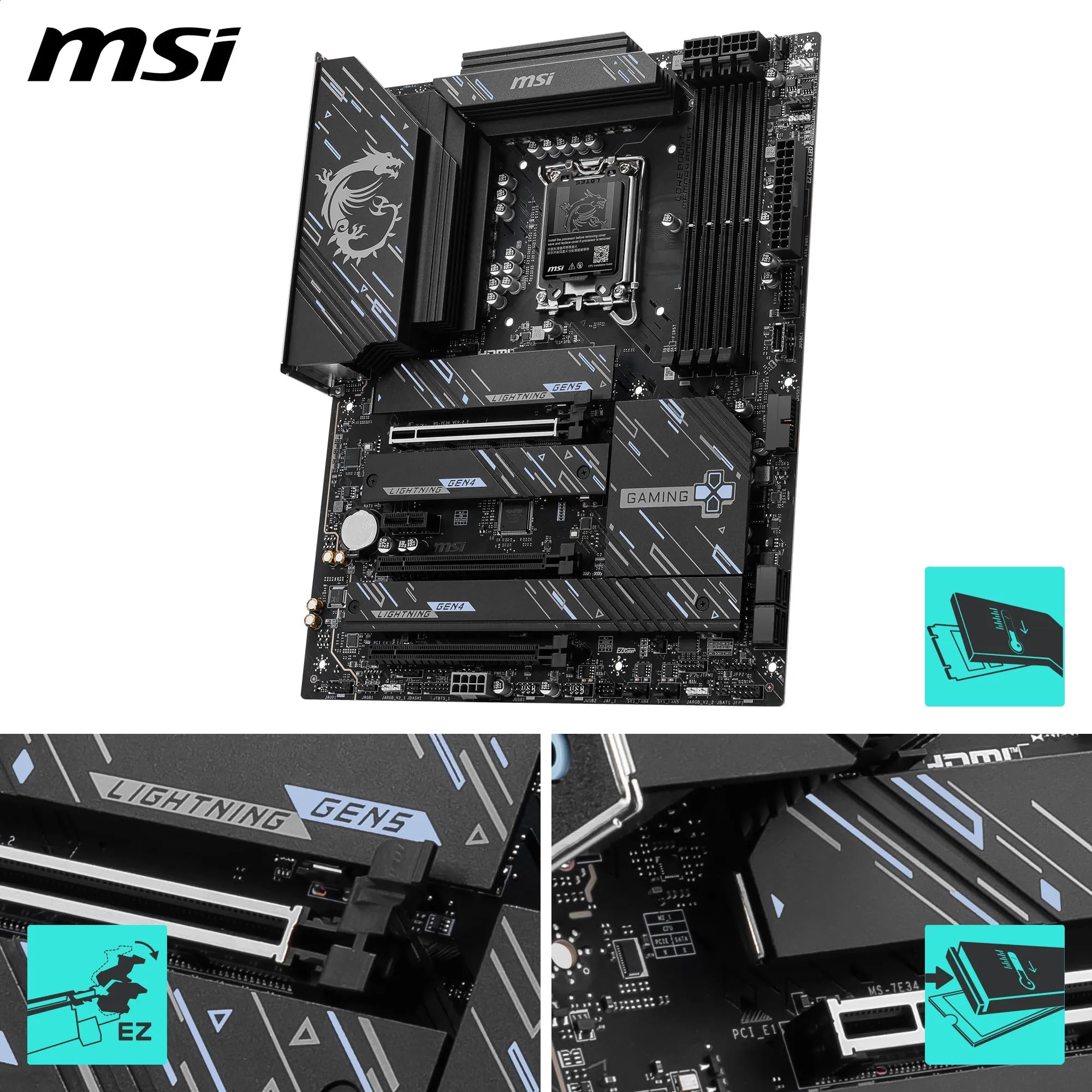 Amazon | Z890 Gaming Plus WIFI6E マザーボード、ATX-Intel Core