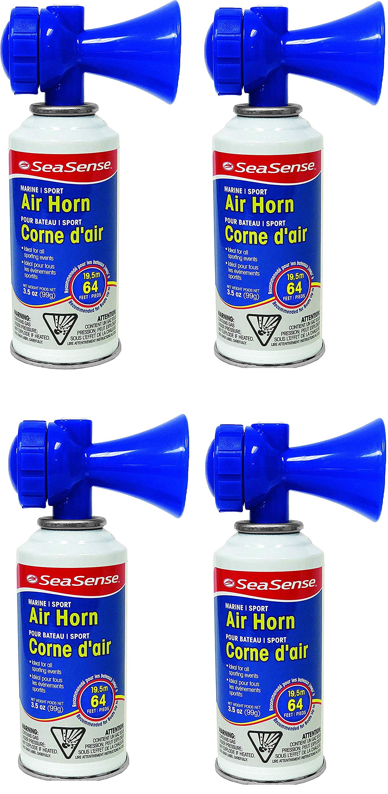 SeaSense Air Horn (4-Pack)