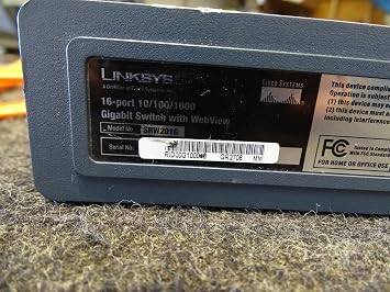 Cisco SRW2016 16-Port Gigabit Switch - WebView