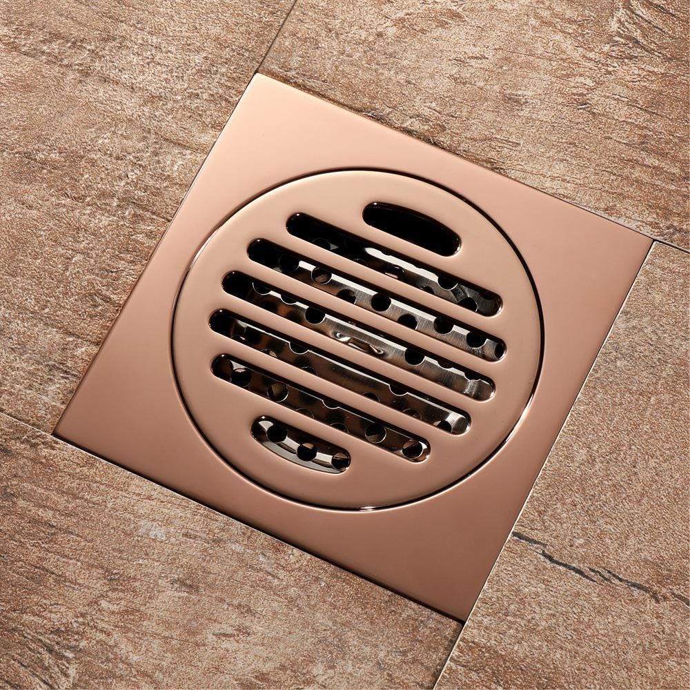 Siphon de douche anti-odeur en cuivre pour bloquer les reflux de baignoire