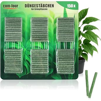 COM-FOUR  150x D ngest bchen f r Gr npflanzen ausgewogener Pflanzend nger f r gesundes und kr ftiges Wachstum ohne  berd ngung