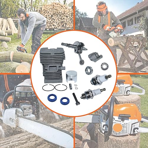 Miniatura 6 de Para Stihl 017 018 MS170 MS180, MS180 Juego de cilindros, 1130 020 1208, 1132 030 0402