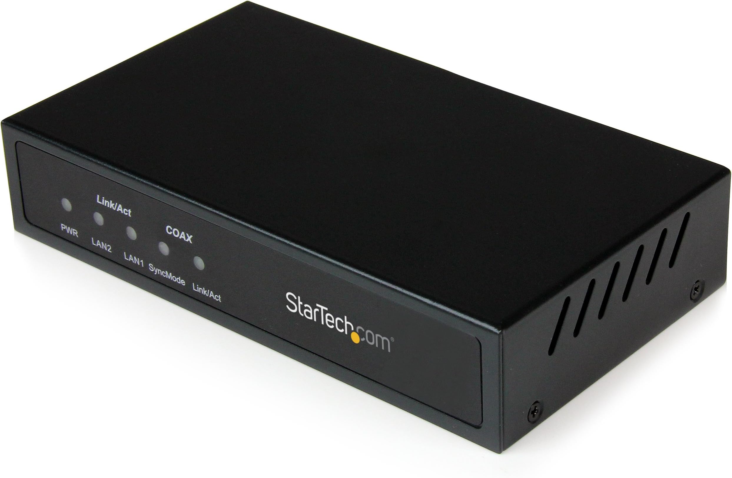 StarTech.com Gigabit Ethernet over Coaxial LAN Extender Receiver 2.4 km (1.5 mi) - IP to Coax Converter - Ethernet over RG6 Coax Receiver (EOC1110R)