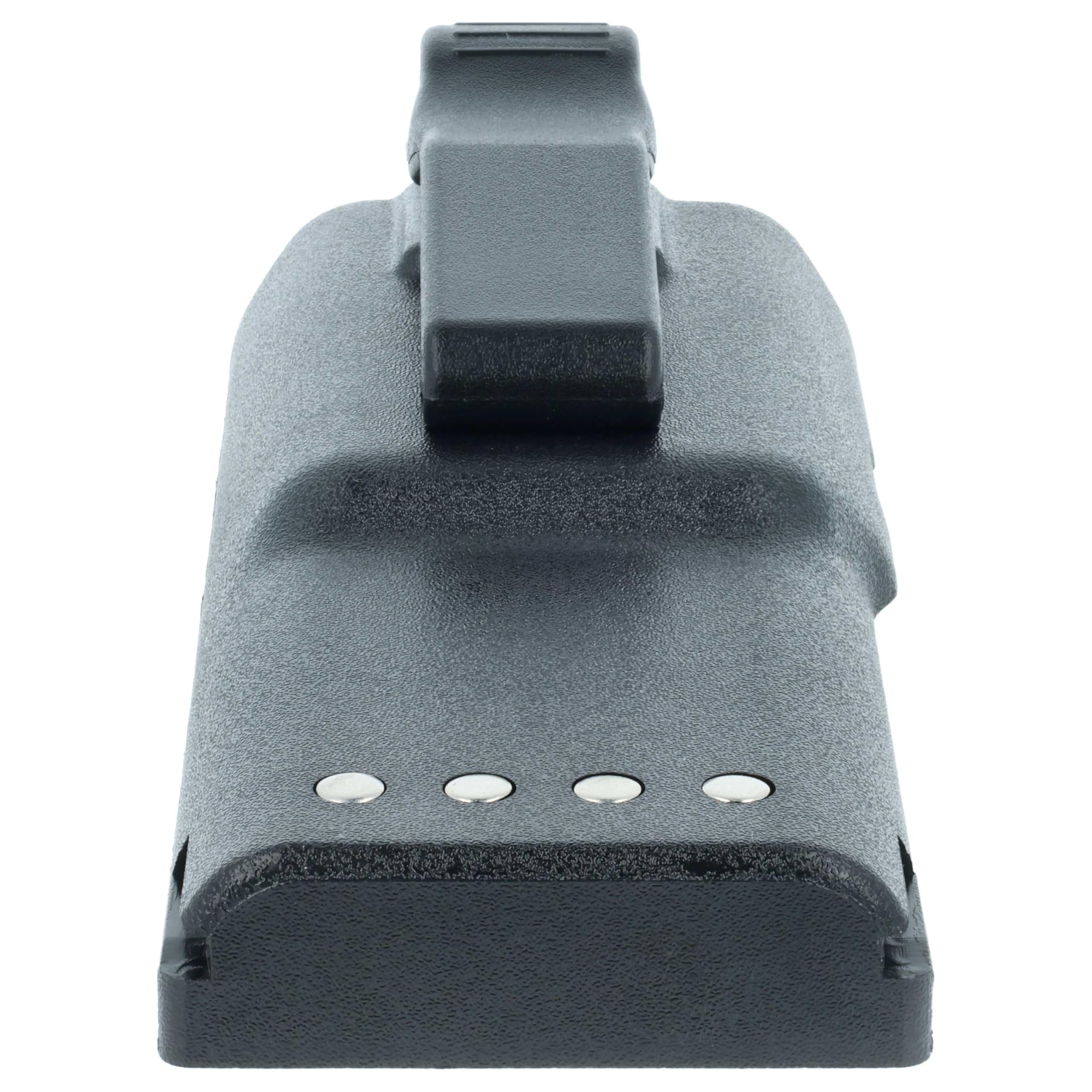 vhbw 2 x bateria kompatybilna z Motorola GTX900, GTX LTR przenośne radio (2500 mAh, 7,5 V, NiMH) + klips