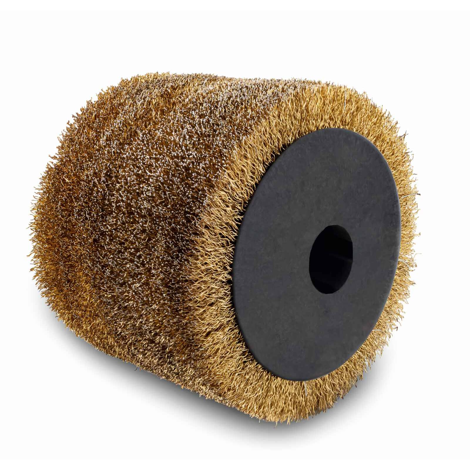 Scheppach MRS1300 Metal Wire Brush, 120x100mm, Heavy-Duty Rust Removal, Paint Stripping & Surface Cleaning, Compatible with MRS1300 Universal Sander โ image 1