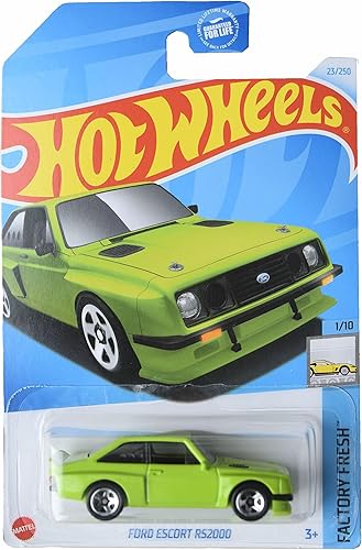 Mattel Hot Wheels Ford Escort RS2000, Factory Fresh 1/10 [Verde] 23/250