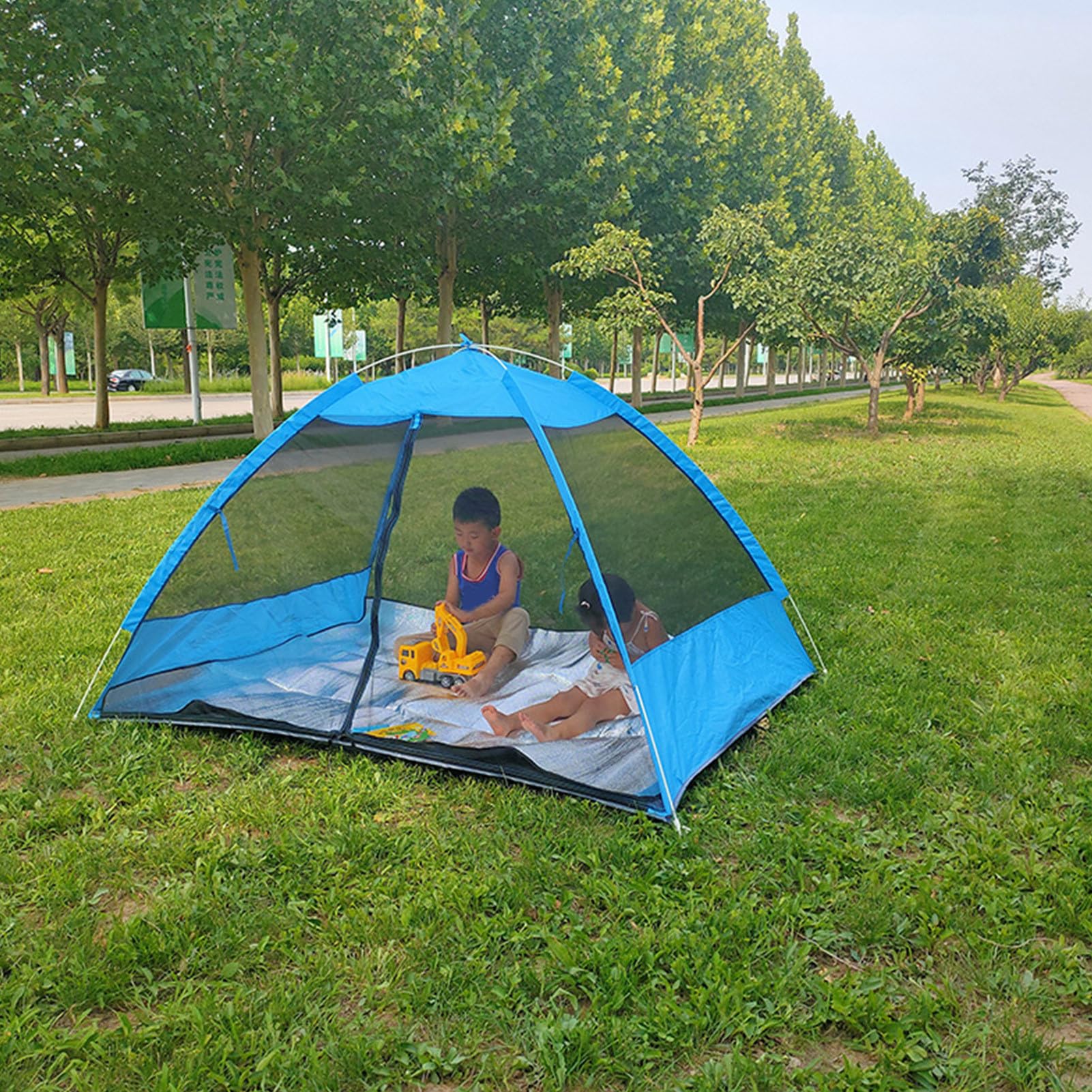 Sun Shelter - parasole da spiaggia, impermeabile, protezione UV, leggera, per 2, 3, 4 persone, per in famiglia, viaggi, accessori da campeggio