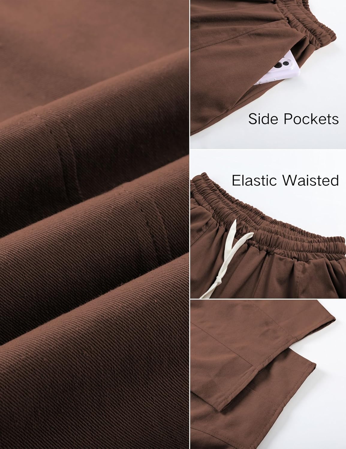 Xiaoxuemeng Barrel Jeans Women Cropped Cotton Wide Leg Pants High Waisted Denim Pants with Pockets - Image 7