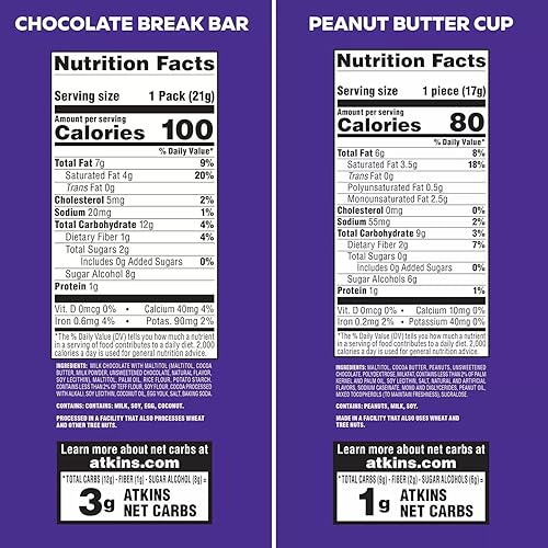Miniatura 5 de Atkins Endulge - Paquete variado de barra de mantequilla de maní (30 unidades)