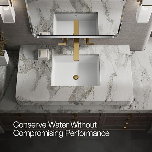 Miniatura 49 de KOHLER T27120-4-BN Parallel® - Tapacubos para lavabo de baño, níquel cepillado vibrante Vibrant Brushed Nickel,Mate negro,Latón cepillado