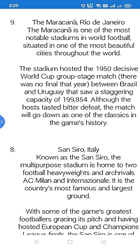 Top Football Stadiums In The World