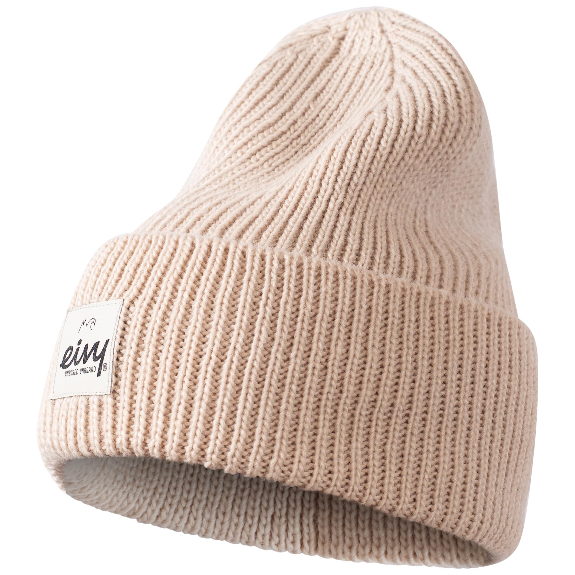 Eivy Damska czapka beanie Easter Rib Wool, Faded Cloud, jeden rozmiar