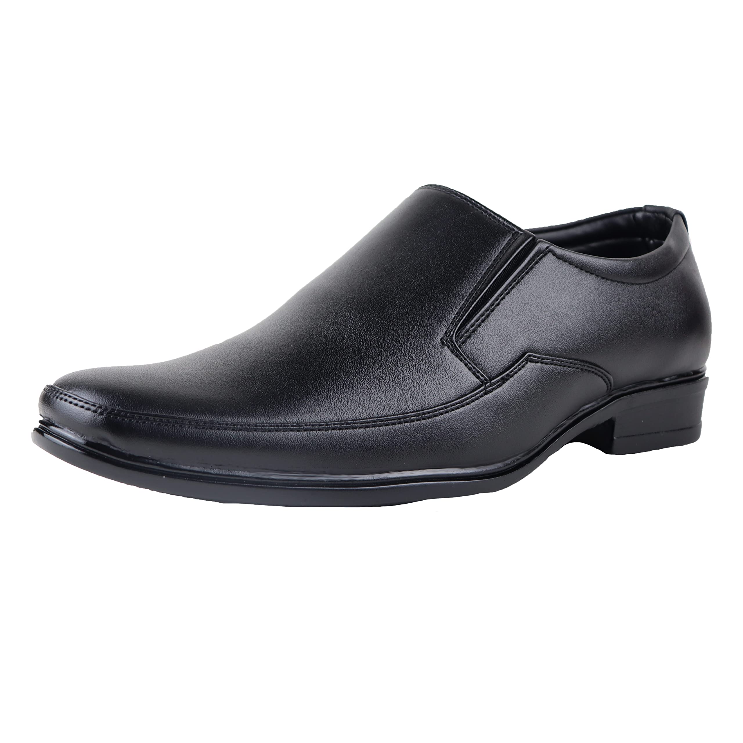 HIKBI Mens Synthetic Leather Daily Use Moccasin Slip on Office Formal Shoes (Black; Numeric_7) (B07VW9K91T) Amazon Price History, Amazon Price Tracker