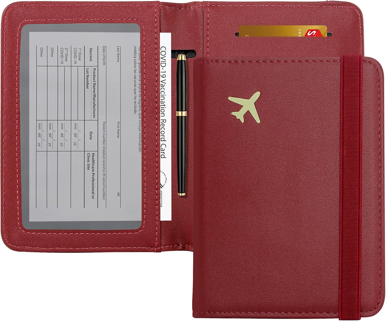 ZOPPEN Passport Holder Wallet, Passport Cover Travel