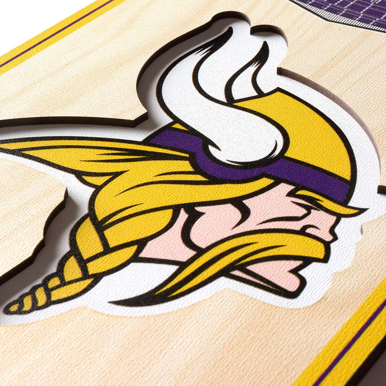 YouTheFan NFL - Striscione per Stadio 3D, 15 x 40 cm